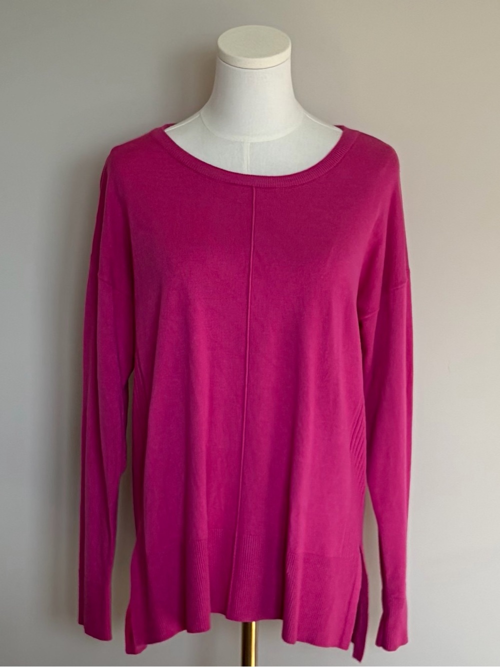 Staccato Pink Long-Sleeve Knit Sweater sz Small